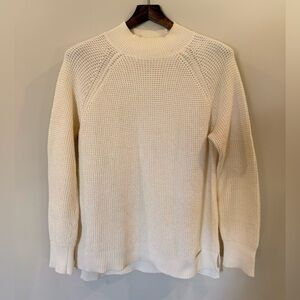Michael Kors Ivory Ribbed Knit Pullover